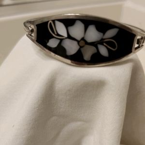 Sterling Silver Flower Bracelet